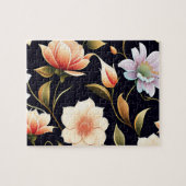 Blumenmuster Niedliche Blume Puzzle (Horizontal)