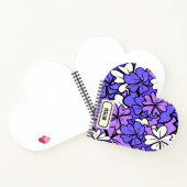 Blumenmuster-Notebook Notizblock (Innenseite)