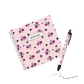 Blumenmuster-Notebook Notizblock