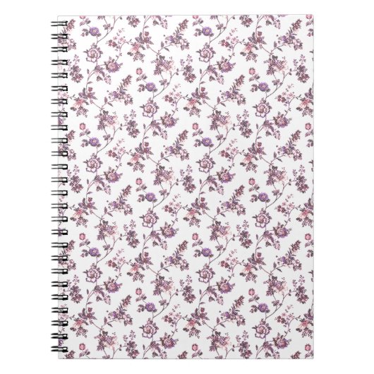 Blumenmuster Notizblock (Vorderseite)