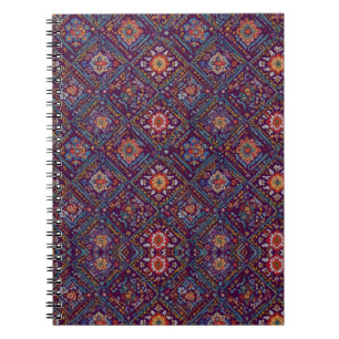 Blumenmuster notizblock