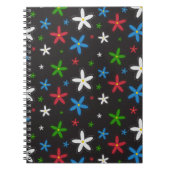 Blumenmuster Notizblock (Vorderseite)