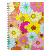 Blumenmuster Notizblock (Vorderseite)