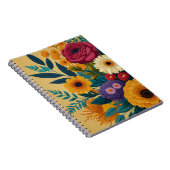 Blumenmuster Notizblock (Rechte Seite)