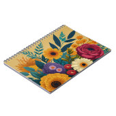 Blumenmuster Notizblock (Linke Seite)