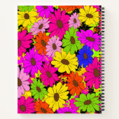 Blumenmuster Notizblock (Rückseite)