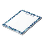 Blumenmuster notizblock (Rotiert)