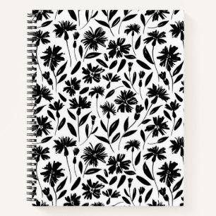Blumenmuster Notizblock