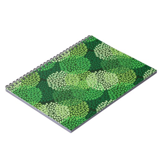 Blumenmuster Notizblock (Linke Seite)