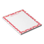 Blumenmuster  notizblock (angewinkelt)