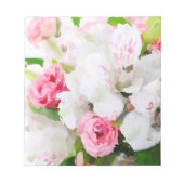 Blumenmuster Notizblock (Vorderseite)