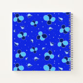 Blumenmuster Notizblock (Rückseite)