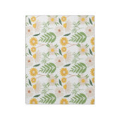 Blumenmuster Notizblock (Rotiert)