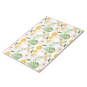 Blumenmuster Notizblock (angewinkelt)