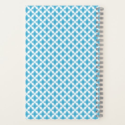 Blumenmuster Notizblock (Rückseite)