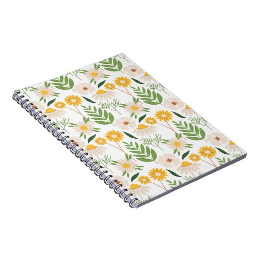 Blumenmuster Notizblock (Rechte Seite)