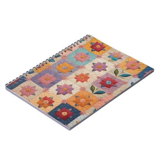 Blumenmuster Notizblock (Linke Seite)