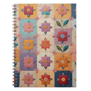 Blumenmuster Notizblock