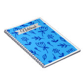 Blumenmuster Notizbuch Notizblock (Rechte Seite)