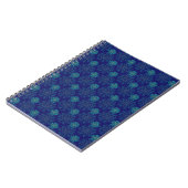 Blumenmuster Notizbuch Notizblock (Linke Seite)