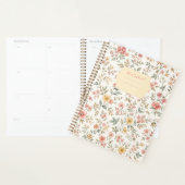 Blumenmuster Notizbuch Pastell Planer (Anzeige)