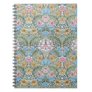 Blumenmuster-Notizbuch William Morriss Myrte Notizblock