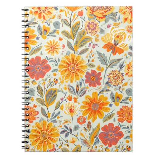 Blumenmuster Notizbücher (Vorderseite)