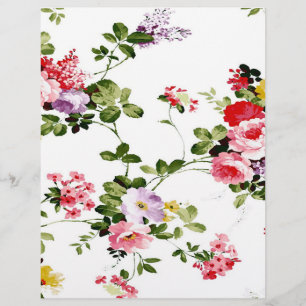 Blumenmuster Origamipapier