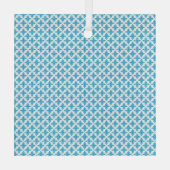 Blumenmuster Ornament Aus Glas (Rückseite)