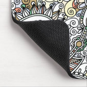 Blumenmuster Paisley Design Mousepad (Ecke)