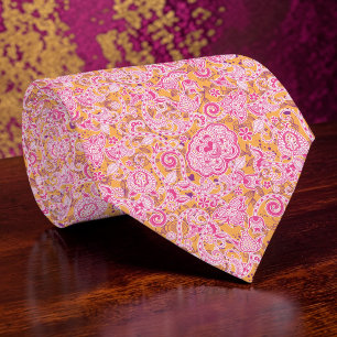 Blumenmuster Paisley Muster individuelle Krawatte