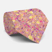 Blumenmuster Paisley Muster Maßgeschneiderte Krawa Krawatte (Gerollt)