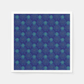 Blumenmuster-Papier-Tischserviette Serviette (Vorderseite)