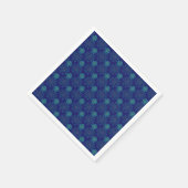 Blumenmuster-Papier-Tischserviette Serviette (Ecke)