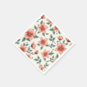 Blumenmuster-Papiertaschentuch Serviette (Ecke)