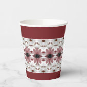 Blumenmuster Pappbecher (Links)