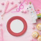 Blumenmuster Pappteller (Party)