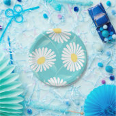 Blumenmuster Pappteller (Party)