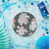 Blumenmuster Pappteller (Party)