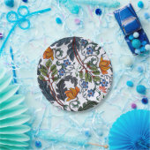 Blumenmuster Pappteller (Party)