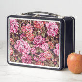 Blumenmuster - Peonys Metall Brotdose (Beispiel)