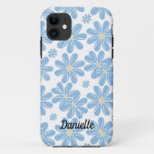 Blumenmuster - Personalisiertes iPhone 11 Fall Case-Mate iPhone Hülle (Rückseite)