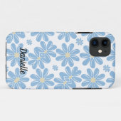 Blumenmuster - Personalisiertes iPhone 11 Fall Case-Mate iPhone Hülle (Rückseite (Horizontal))