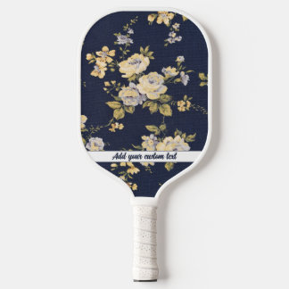 Blumenmuster Pickleball Schläger