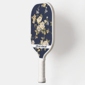 Blumenmuster Pickleball Schläger (Links)