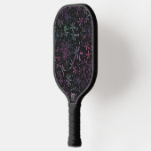 Blumenmuster pickleball schläger (Links)