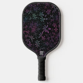 Blumenmuster pickleball schläger (Vorderseite)