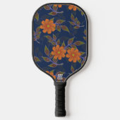 Blumenmuster pickleball schläger (Vorderseite)