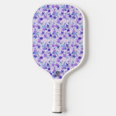 Blumenmuster pickleball schläger (Rückseite)