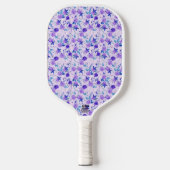 Blumenmuster pickleball schläger (Vorderseite)